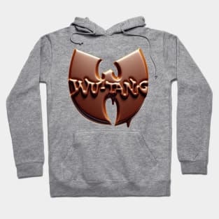 Wutang Text logo Chocolate effect Hoodie